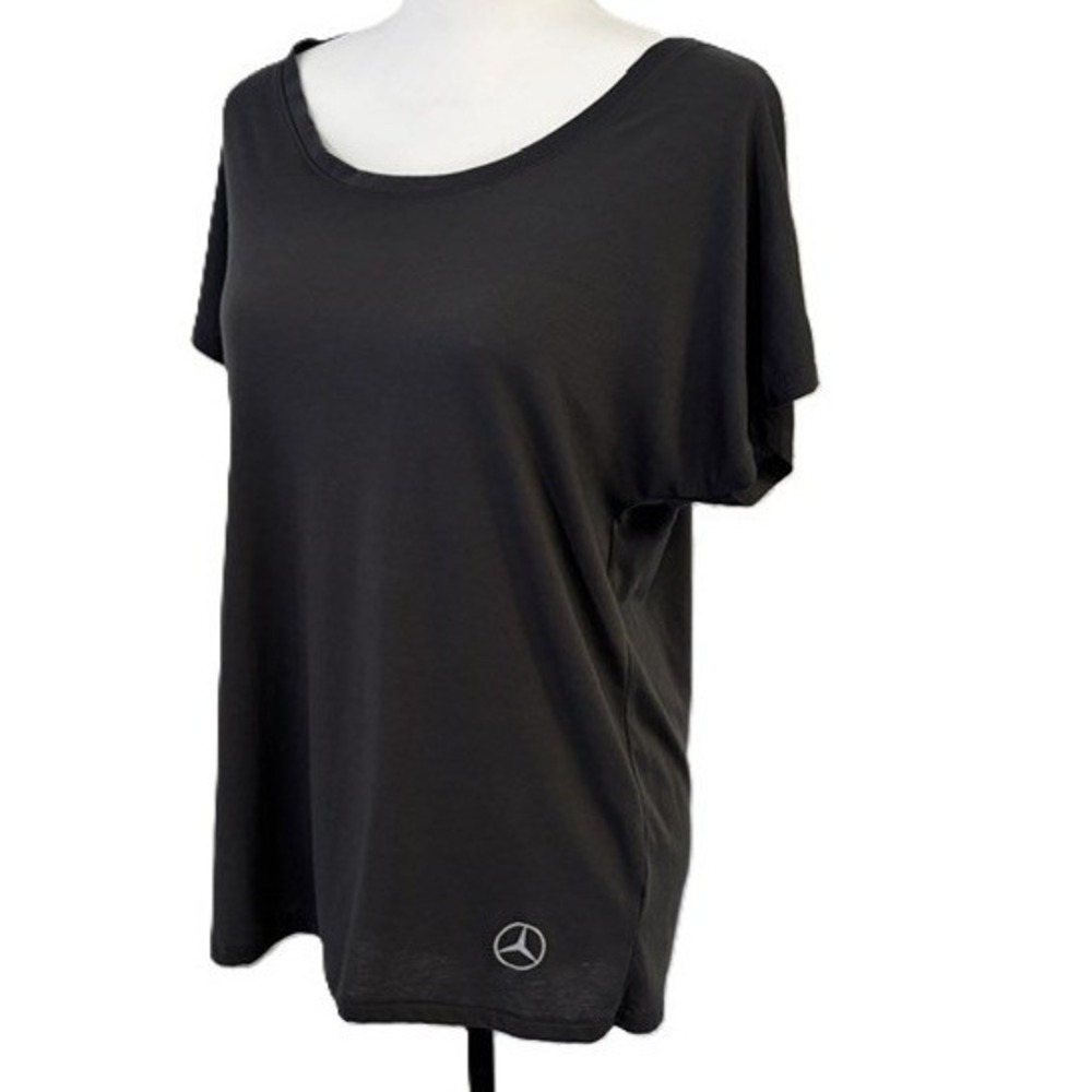 Mercedes-Benz USA Collection Tee Charcoal Grey Logo Womens S Excellent